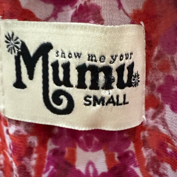 Show Me Your Mumu Womens S Romper Rosarita OFF-THE-SHOULDER Pomegranate … - Picture 5 of 10